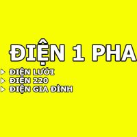 Điện 1 pha gia đình