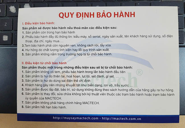 Phiếu bảo hành