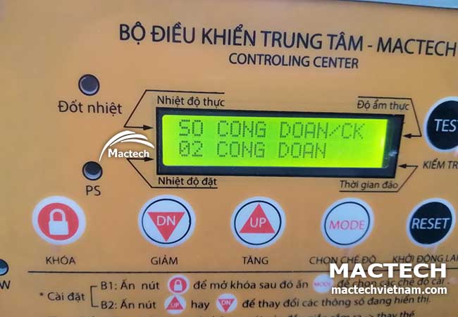Bộ điều khiển máy sấy Mactech