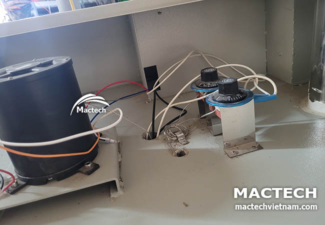 Rơ le chống quá nhiệt trên máy sấy Mactech