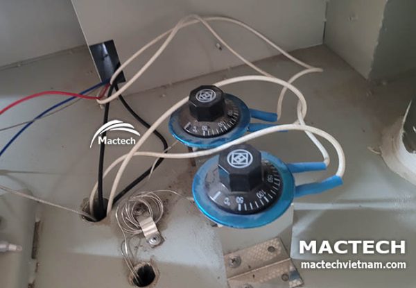 Rơ le chống quá nhiệt trên máy sấy Mactech