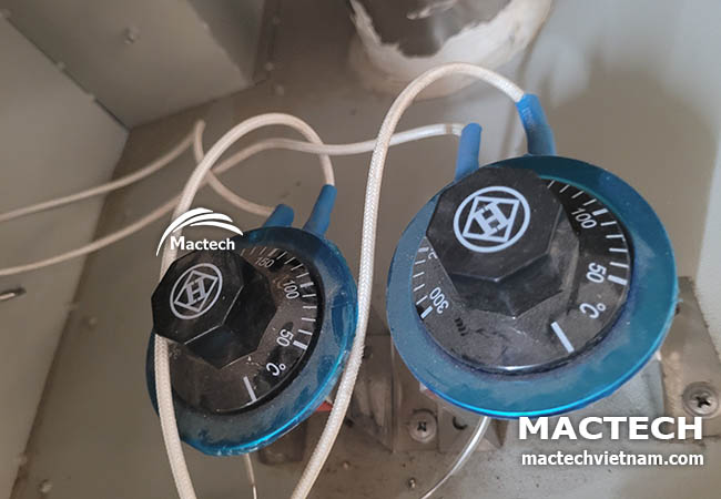 Rơ le chống quá nhiệt trên máy sấy Mactech
