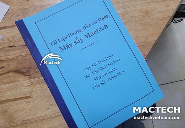 Sách hướng dẫn sử dụng máy sấy Mactech