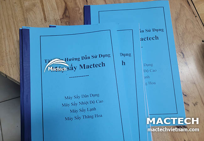 Sách hướng dẫn sử dụng máy sấy Mactech