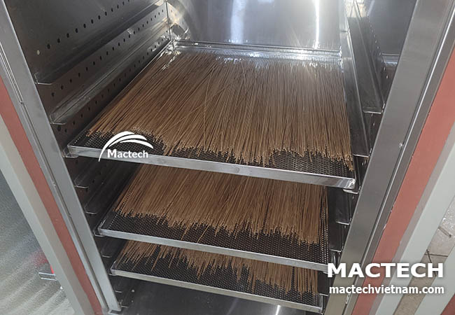 Máy sấy khô nan lồng chim Mactech