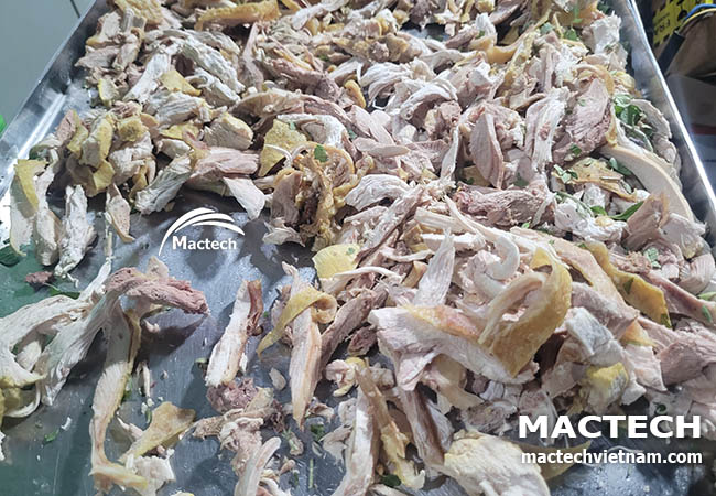 Thịt gà sấy thăng hoa